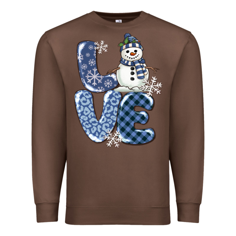 Love Snowman Premium Sweatshirt by MaliasSmallBusiness | Teevron