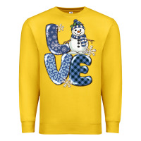 Lemon love snowman Premium Sweatshirt - MaliasSmallBusiness