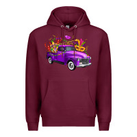 Burgundy mardi gras truck king's cake Premium Hoodie - FaDigitalArtStudio