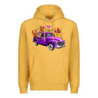 Mustard mardi gras truck king's cake Premium Hoodie - FaDigitalArtStudio