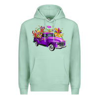 Seafoam mardi gras truck king's cake Premium Hoodie - FaDigitalArtStudio