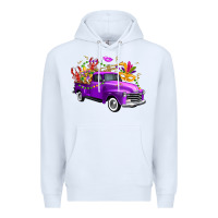 White mardi gras truck king's cake Premium Hoodie - FaDigitalArtStudio