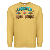 Antique Gold wanted and wild Premium Sweatshirt - MaliasSmallBusiness