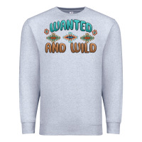 Heather Grey wanted and wild Premium Sweatshirt - MaliasSmallBusiness