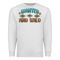 Oatmeal Heather wanted and wild Premium Sweatshirt - MaliasSmallBusiness