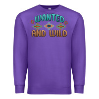 Purple wanted and wild Premium Sweatshirt - MaliasSmallBusiness