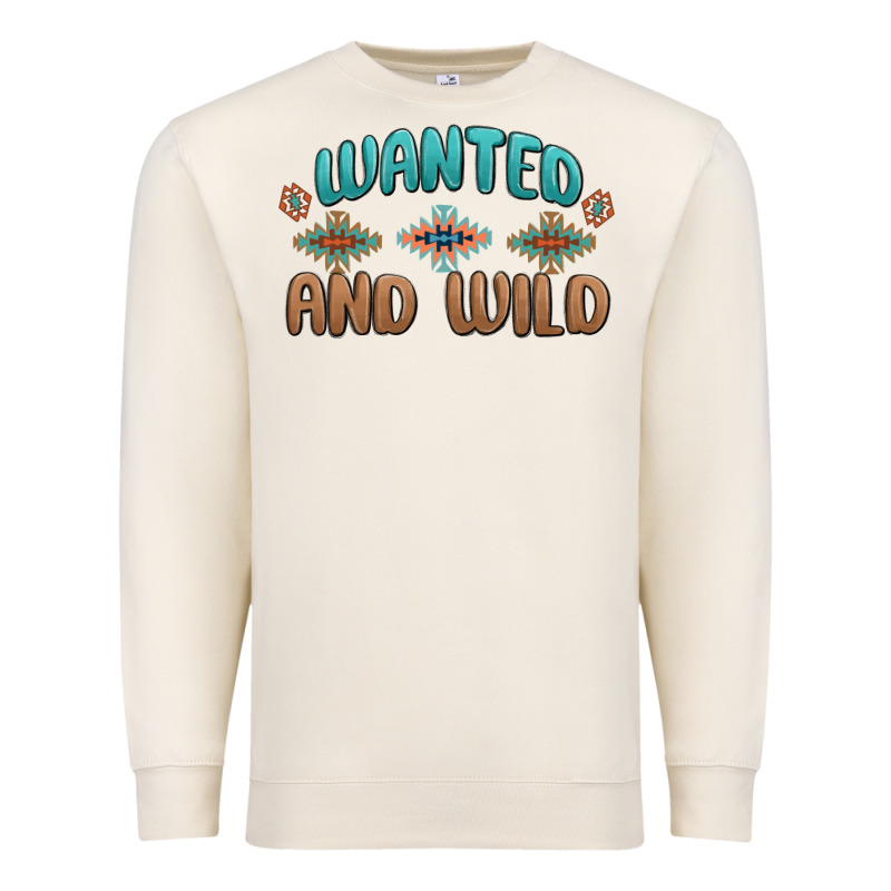 Wanted And Wild Premium Sweatshirt by MaliasSmallBusiness | Teevron