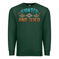 Sports Green wanted and wild Premium Sweatshirt - MaliasSmallBusiness