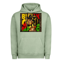 Pigment Oil Green black girl magic Urban Hoodie - HRA Design Shop