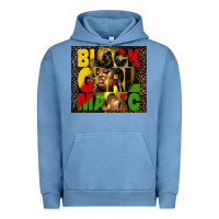 Pigment Pebble Blue black girl magic Urban Hoodie - HRA Design Shop