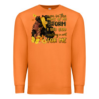Carrot even in the midst of my storm i see god Premium Sweatshirt - MaliasSmallBusiness