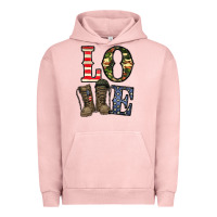 Pigment Salmon loce army Urban Hoodie - CowhideDigitalArt