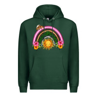 Sports Green summer sun rainbow Premium Hoodie - HRA Design Shop