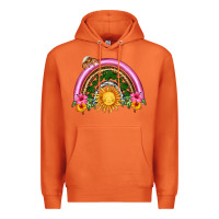 Carrot summer sun rainbow Premium Hoodie - HRA Design Shop