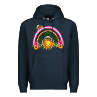 Navy summer sun rainbow Premium Hoodie - HRA Design Shop