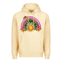 Pina Colada summer sun rainbow Premium Hoodie - HRA Design Shop