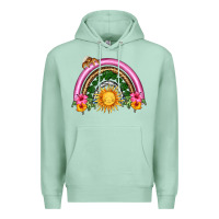 Seafoam summer sun rainbow Premium Hoodie - HRA Design Shop