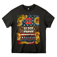 Asphalt Western God Bless America 4th of July Heavy Core Tee - LillyAllenDesigns