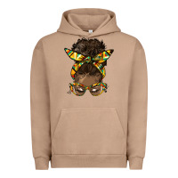 Pigment Burro afro bun Urban Hoodie - HRA Design Shop