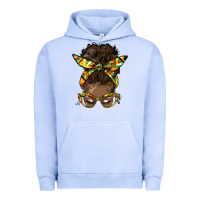 Pigment Grape Ice afro bun Urban Hoodie - HRA Design Shop