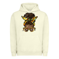 Pigment Pistachio afro bun Urban Hoodie - HRA Design Shop
