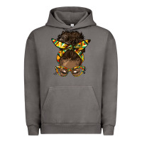Pigment Tornado afro bun Urban Hoodie - HRA Design Shop