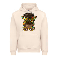 Sandshell afro bun Urban Hoodie - HRA Design Shop