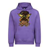 Tulip afro bun Urban Hoodie - HRA Design Shop