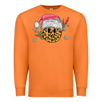 Carrot leopard smiley face Premium Sweatshirt - MaliasSmallBusiness