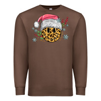 Chestnut leopard smiley face Premium Sweatshirt - MaliasSmallBusiness