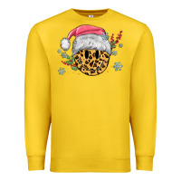 Lemon leopard smiley face Premium Sweatshirt - MaliasSmallBusiness