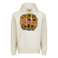 Oatmeal Heather mama western Premium Hoodie - RacoonDesign