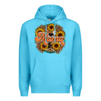 Ocean Blue mama western Premium Hoodie - RacoonDesign