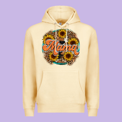 Mama Western Premium Hoodie Designed By Racoondesign