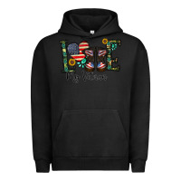 Pigment Black love my veteran Urban Hoodie - CowhideDigitalArt