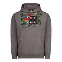 Pigment Tornado love my veteran Urban Hoodie - CowhideDigitalArt