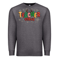 Charcoal Heather teacher claus Premium Sweatshirt - MaliasSmallBusiness