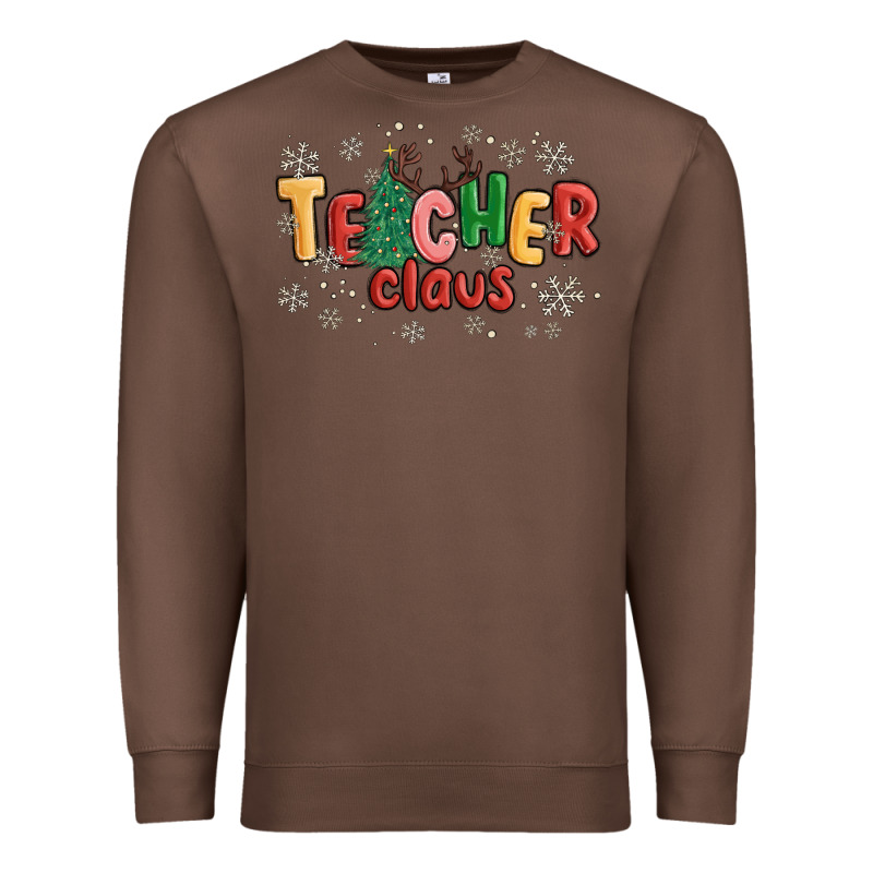 Teacher Claus Premium Sweatshirt by MaliasSmallBusiness | Teevron