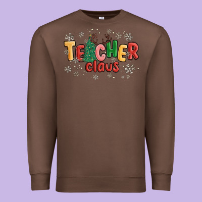 Premium Sweatshirt teacher claus