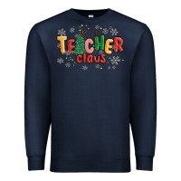 Navy teacher claus Premium Sweatshirt - MaliasSmallBusiness
