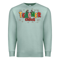 Seafoam teacher claus Premium Sweatshirt - MaliasSmallBusiness
