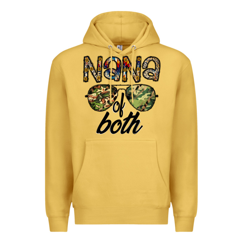 Nana Of Both Premium Hoodie by CowhideDigitalArt | Teevron