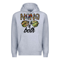 Heather Grey nana of both Premium Hoodie - CowhideDigitalArt