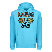 Ocean Blue nana of both Premium Hoodie - CowhideDigitalArt
