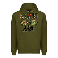 Army Green nana of both Premium Hoodie - CowhideDigitalArt