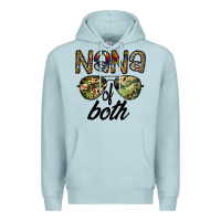 Blue Mist nana of both Premium Hoodie - CowhideDigitalArt