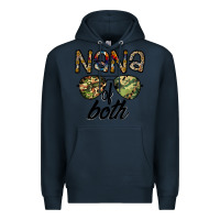 Navy nana of both Premium Hoodie - CowhideDigitalArt