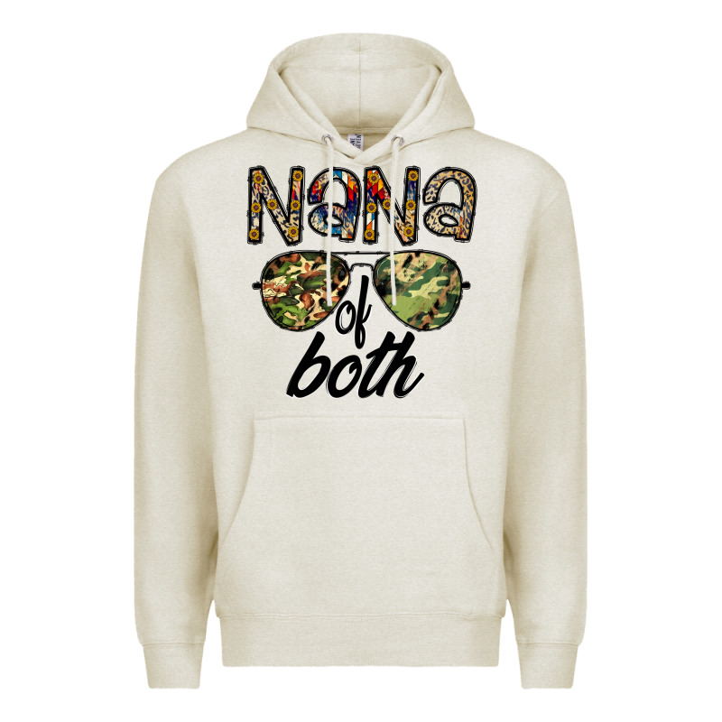 Nana Of Both Premium Hoodie by CowhideDigitalArt | Teevron