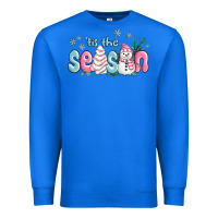 True Royal tis the season snowman and christmas cake Premium Sweatshirt - MaliasSmallBusiness