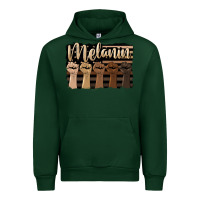 Forest Green melanin american flag Urban Hoodie - HRA Design Shop